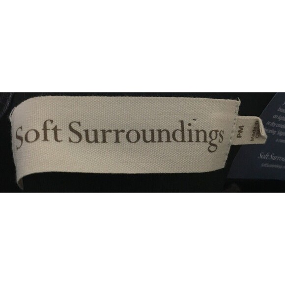 Soft Surroundings Leggings Women's Size Medium Petite Faded Black The Ultimate - Picture 8 of 9